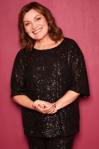 Half Sleeve Sequin Top